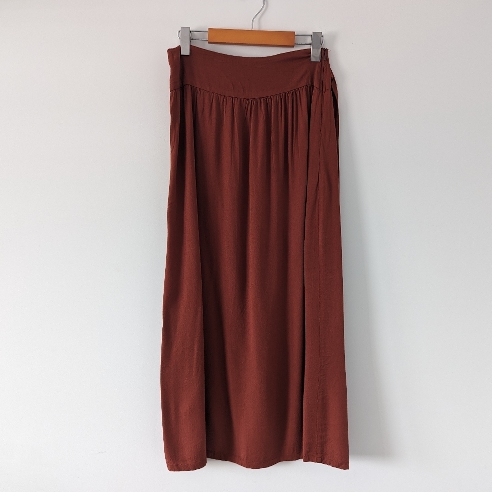 allDAY Fashion Tie Waist Maxi Skirt, Rust, EUR 36/UK 6 - Picture 3 of 10